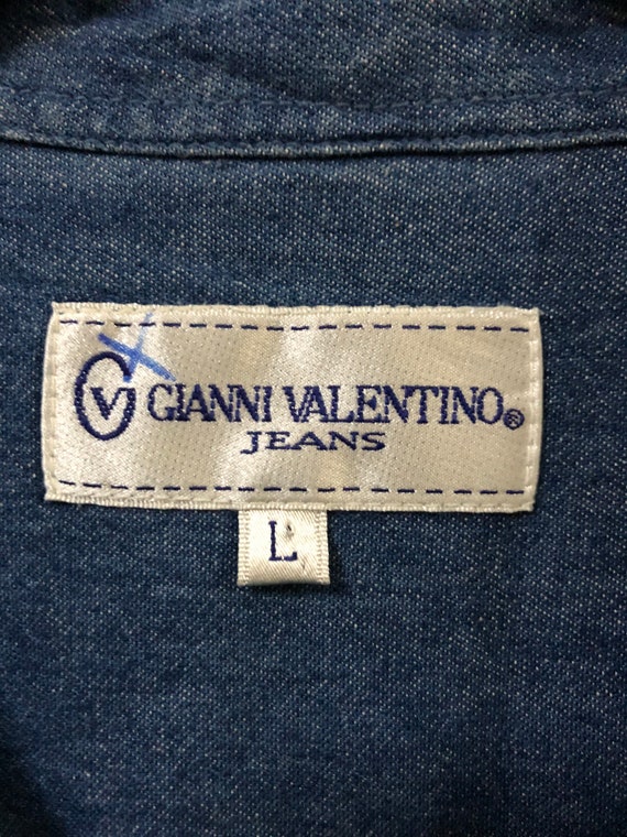 ON SALE!! VTG gianni valentino jeans italia sewin… - image 5