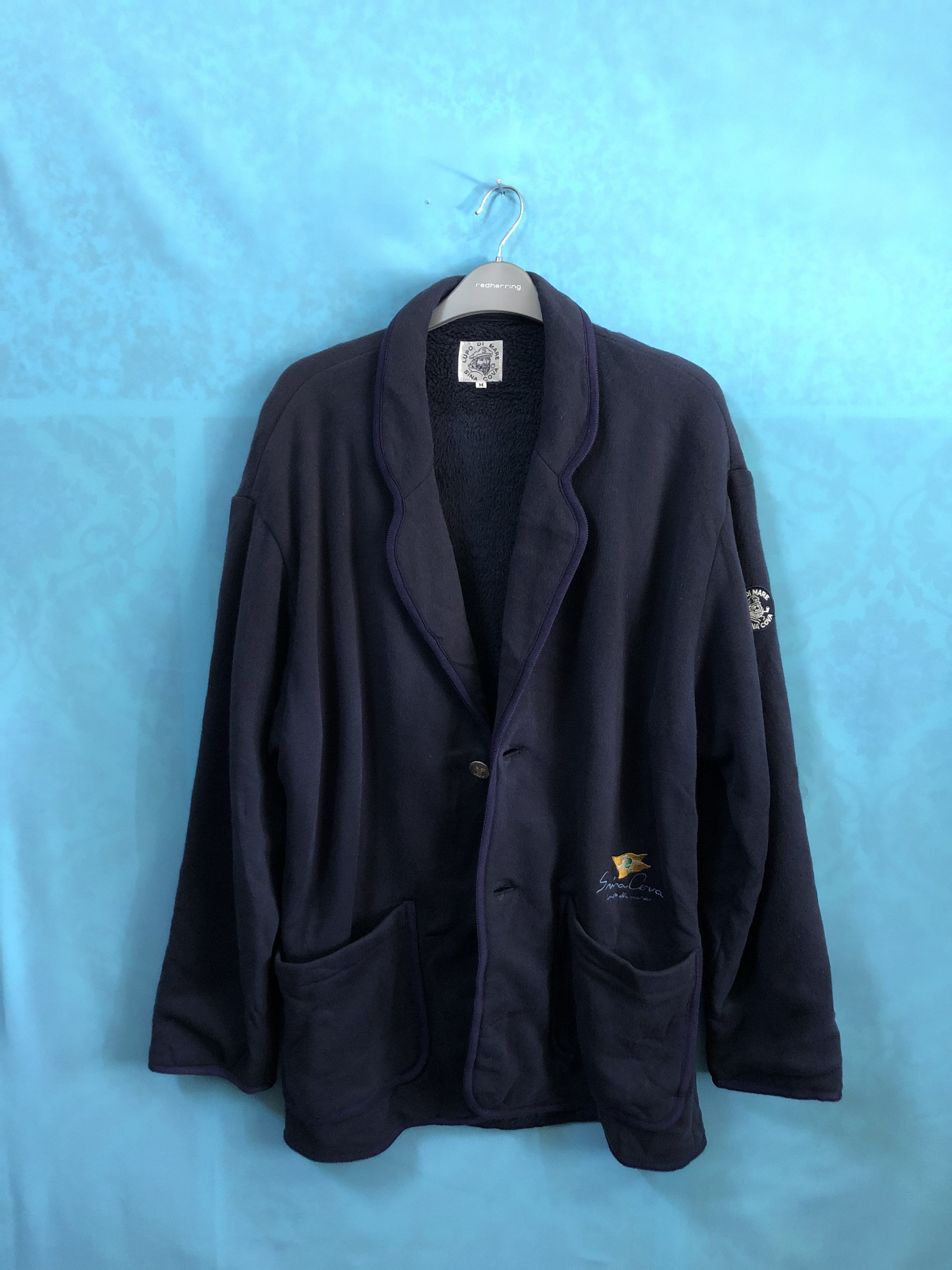 SINA COVA ホワイトキャップ Lupo di Mare Rare Vintage Lupo Di Mare Sina Cova Jacket / Multicolor