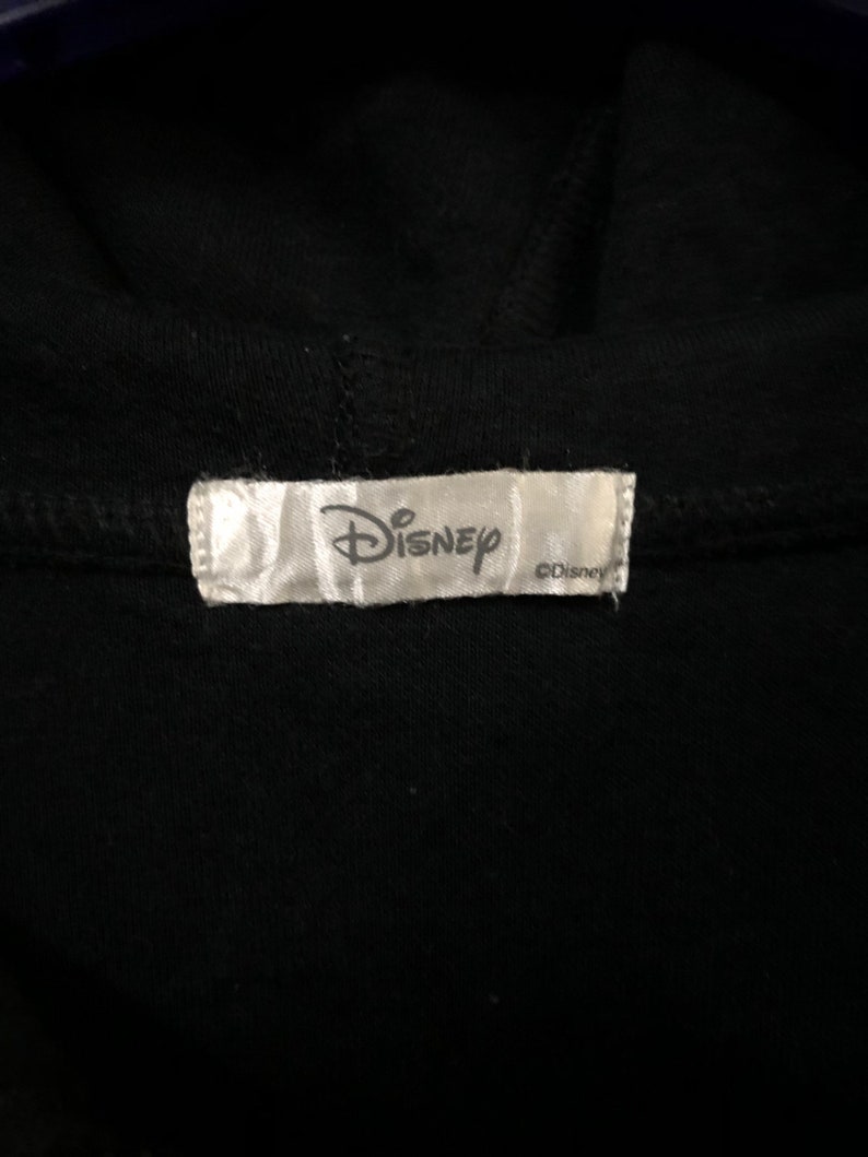 VTG MICKEY MOUSE disney hoodies navy blue pop art design large #536 image 5