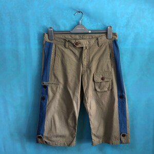 RARE!!VTG kemit tomorrowland shorts cargo pockets casual designer size 48 #1944
