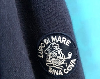 SALE!! VTG Lupo Di Mare Sina Cova Navy Jackets Coats Patches