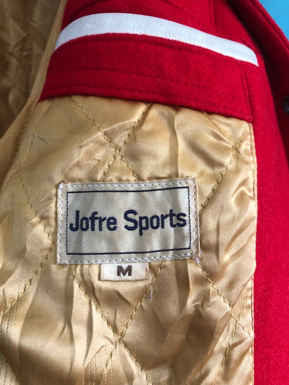 SALE!!VTG Jofre Sports All American Varsity Jacket Leather