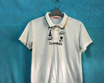 VENTE!! VTG jc castelbajac polo sport taille 44 femme #948