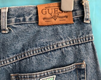 RARE!! VTG Guess Jeans U.s.a American Tradition Washed Jeans