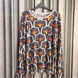 RARE!!VTG levi&#39;s engineered jeans levis strauss eagle face artworks fullprinted medium #B3