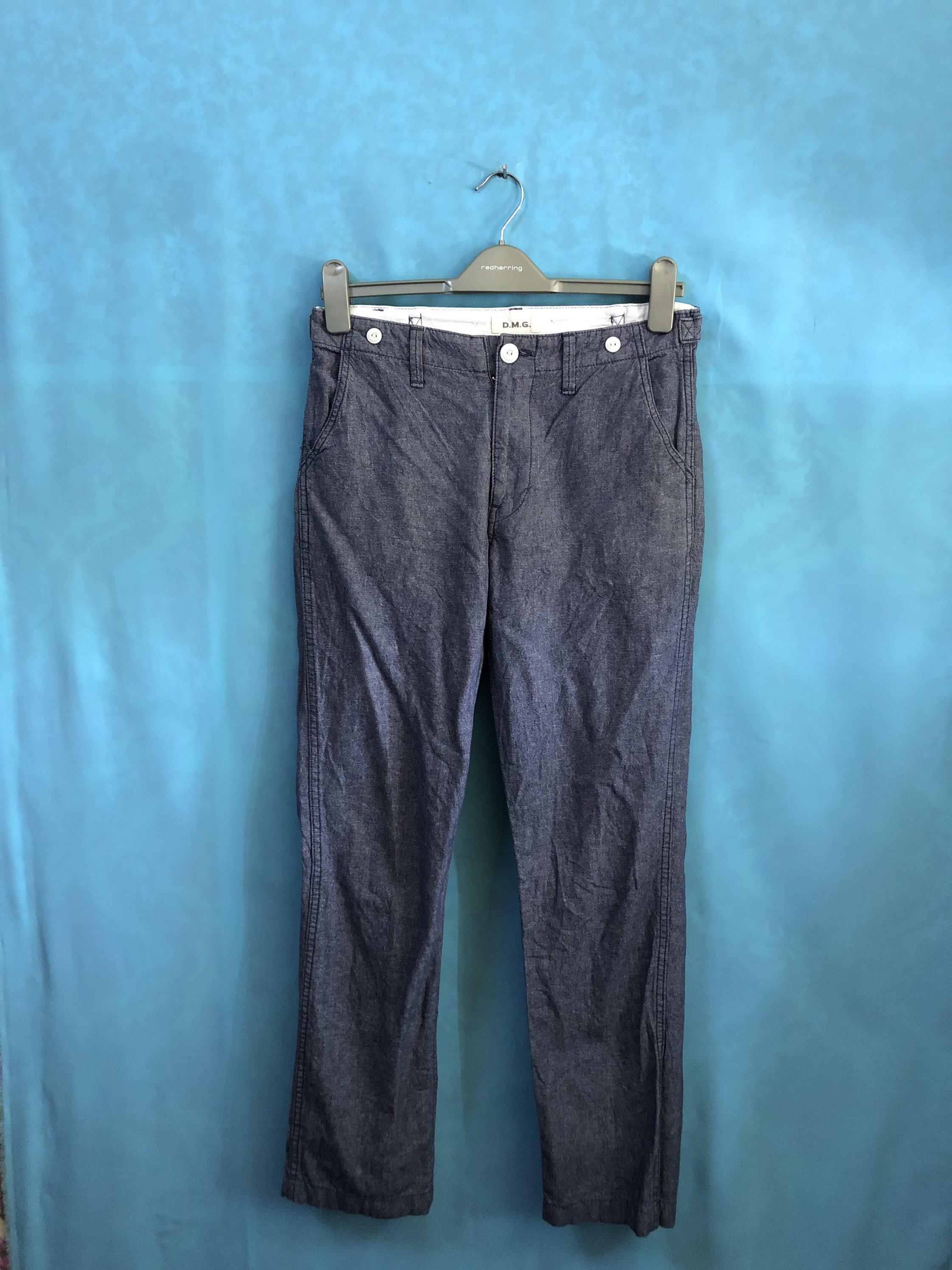 SALE!!VTG Domingo D.m.g Pant Trouser Military Navy Designer Made  display picture 1