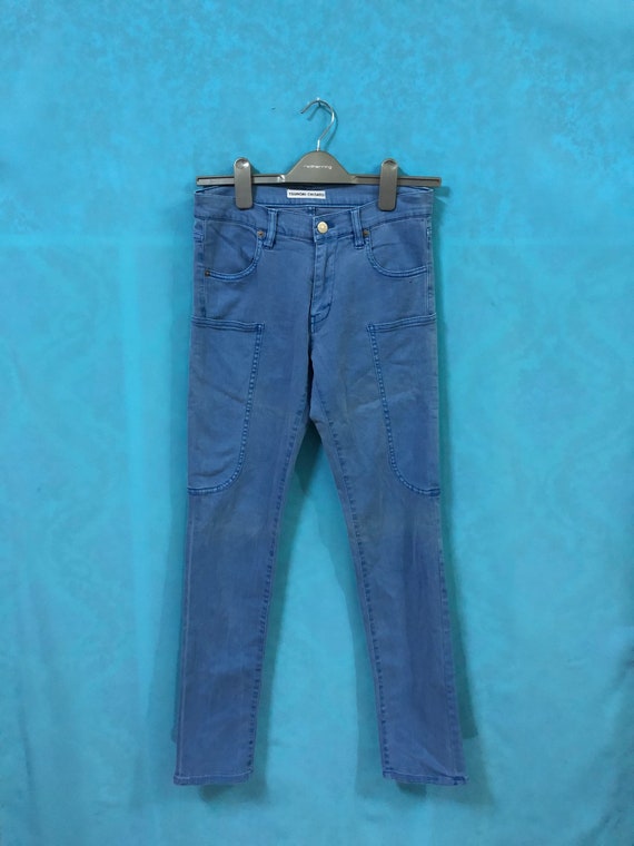 VTG TSUMORI CHISATO is jeans pockets embroidery #1