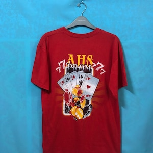 SALE!! VTG AHS american horror story red  medium #991