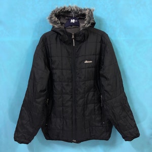 VTG PENFIELD light puffer hood black jackets reversible large #55