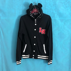 VTG LOVER HOUSE super lovers japan varsity hoodies size 160 small #168