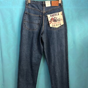 RARE!! VTG nautica marine denime jeans deadstock relaxed fit size 32 unisex #1106