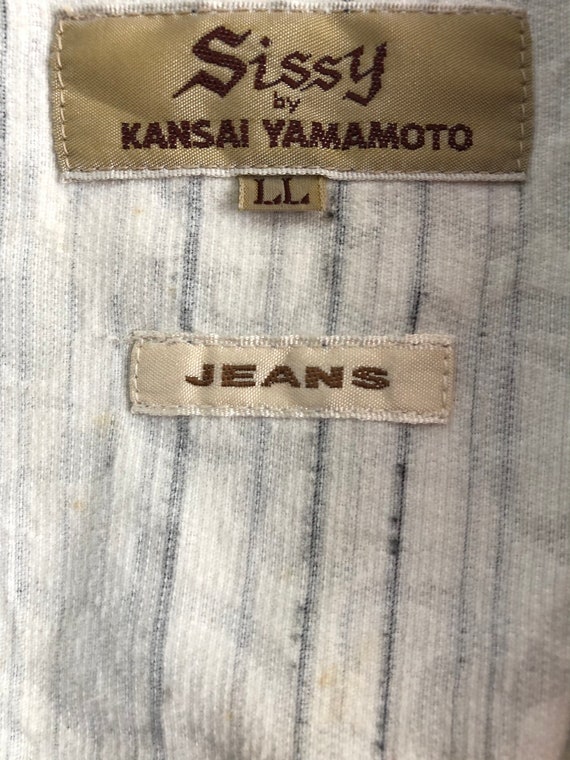 RARE!!VTG sissy kansai yamamoto jeans corduroy sh… - image 6