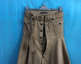 SALE!!VTG ralph lauren skirts buckle pleated size 9 #B5