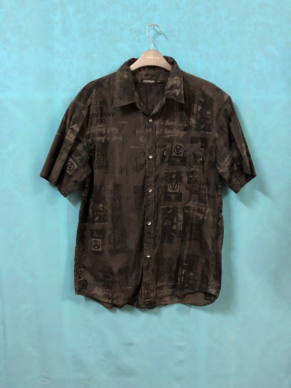 Buy VTG MONTAGE Affa Anarchy Shirt Hiroshi Fujiwara Malcolm  