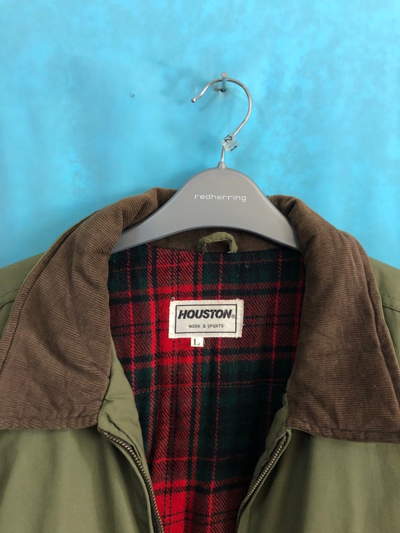 RARE!!VTG Houston Work and Sports Jacket Harrington Corduroy