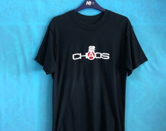 RARE!! VTG chaos punk seditionaries vivienne westwood malcolm mclaren anarchy shirt medium #A