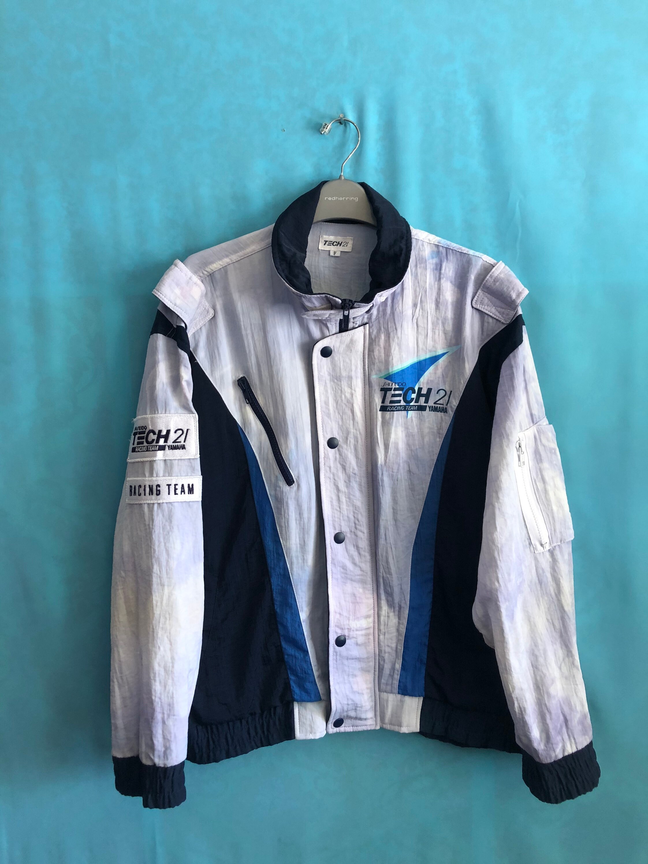 RARE!!VTG Tech 21 Racing Team Shiseido Yamaha Windbreaker