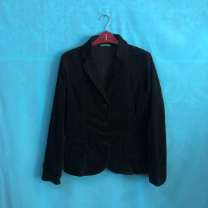 VTG LACOSTE chemise lacoste black blazer medium #408