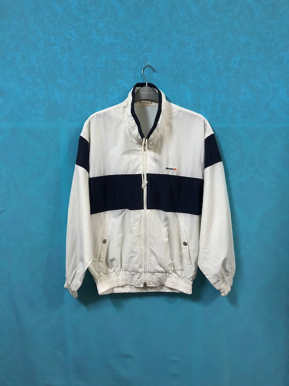 VTG ELLESSE Jackets Windbreaker Anno 1959 Two Tone Zipper Small