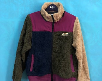 VTG TICI TACA fuente fleece zipper jackets multicolor medium #547