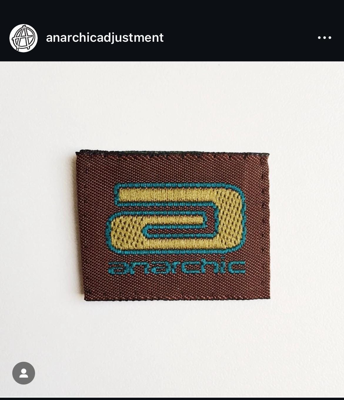 1990s Anarchic Adjustment Tube A Logo Utiliticial Cyberpunk Rave