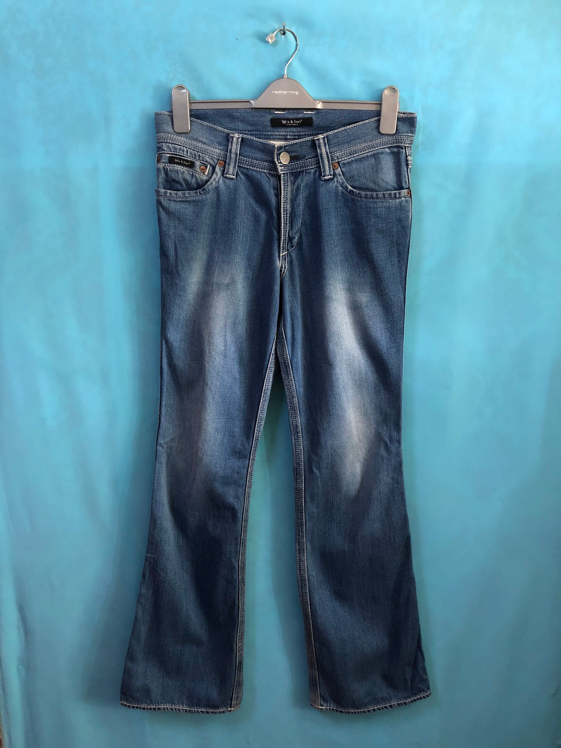 RARE!!VTG Ufin & Sons Kurashiki Okayama Japan Jeans Boot