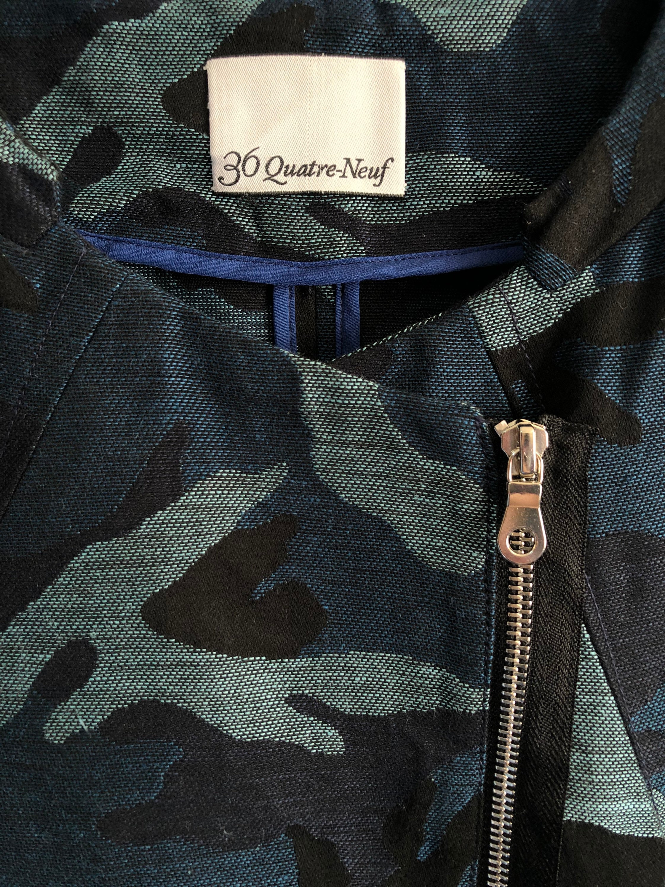 RARE!!VTG 36 Quatre-neuf Side Zipper Camo Made in Japan Size 1 
