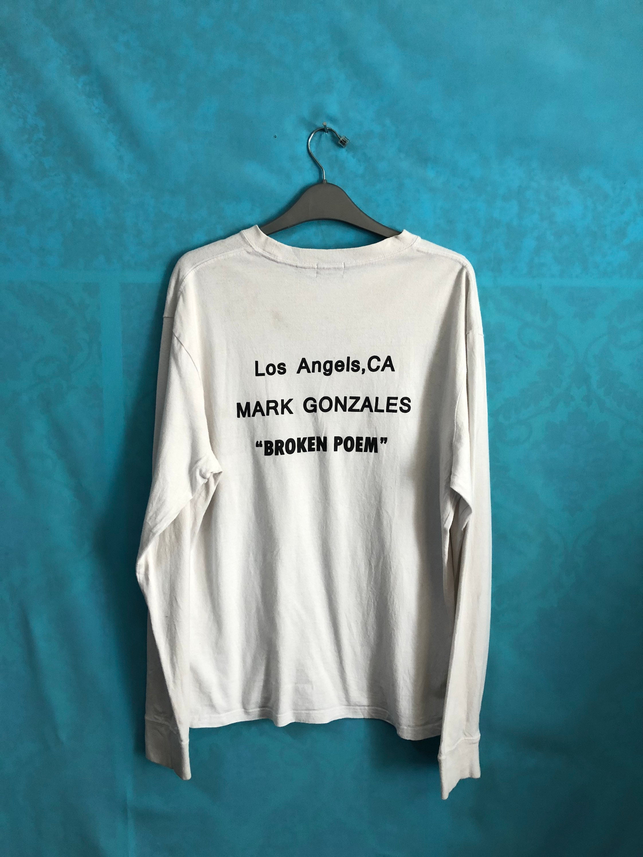 [MARK GONZALES]★25SS★ANGEL WAPPEN LONG SLEEVE T-SHIRT Mark Gonzales BLACK STRIFE T SHIRT Long Sleeve w. Angel