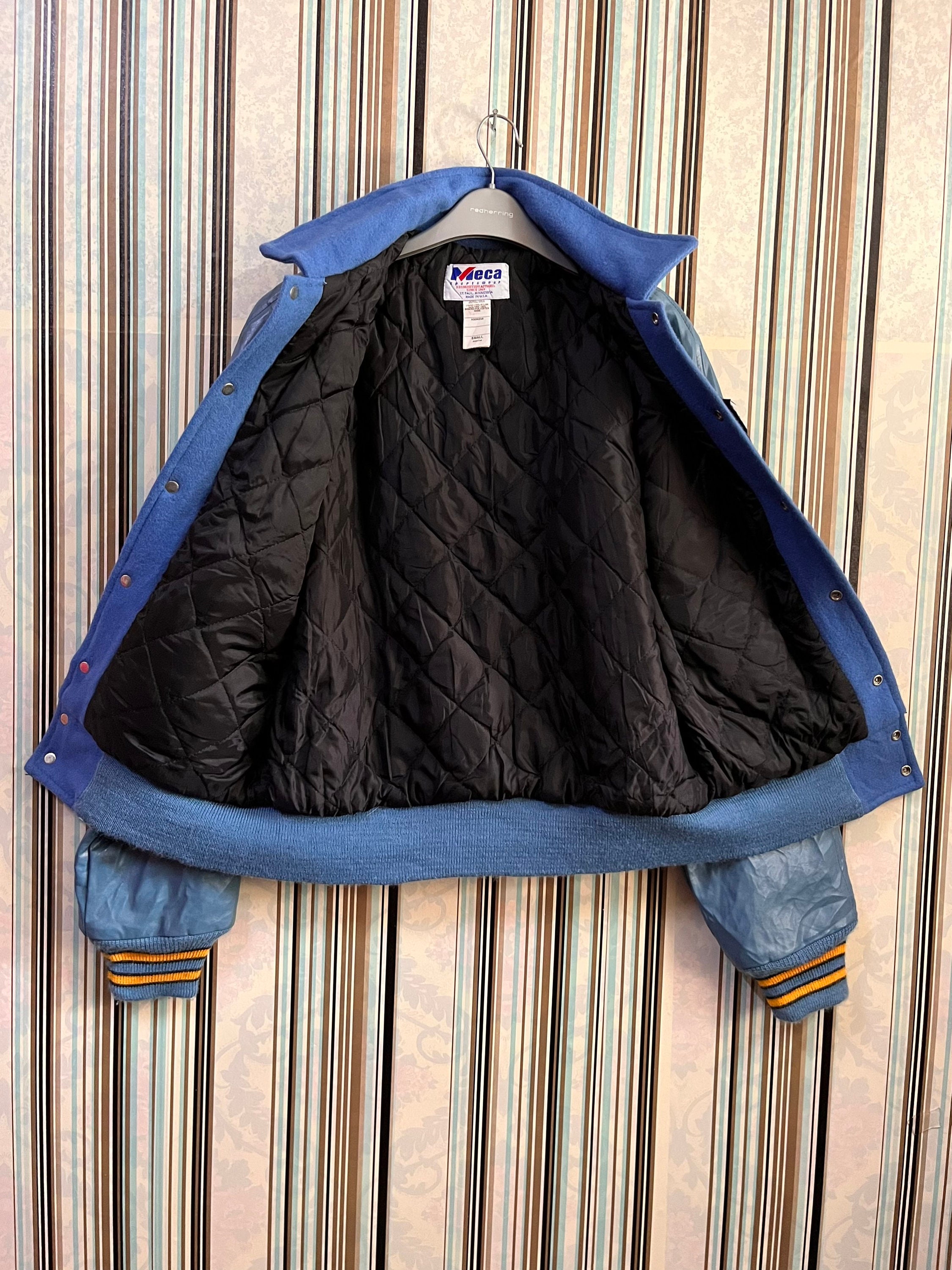 RARE!!VTG 80s Meca Sportswear Varsity Letterman Made in Usa RARE!!VTG 80s Meca Sportswear Varsity Letterman Made in Usa