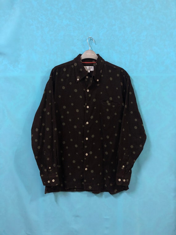 VTG KANSAI YAMAMOTO homme corduroy polka dot shirt