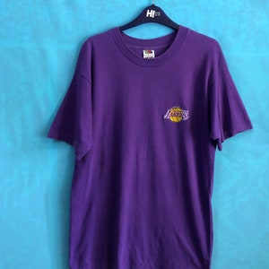 RARE!! VTG 90s los angeles lakers  basketball team kobe bryant made in usa large ##657