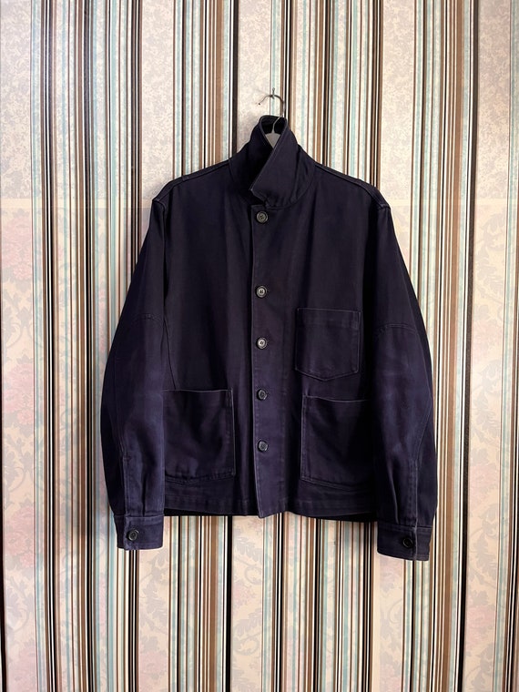 MEGARAREVTG Acne Studios Media Work Jacket Navy Size 44 B3 - Etsy