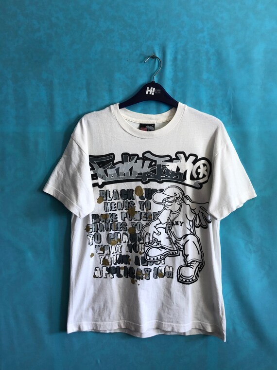 Vtg School Of Hard Knocks Jeans Baggy Black Faded Men Gem