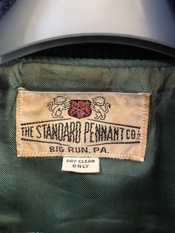 RAREVTG 80s the Standard Pennant Co Big Run Varsity Central - Etsy