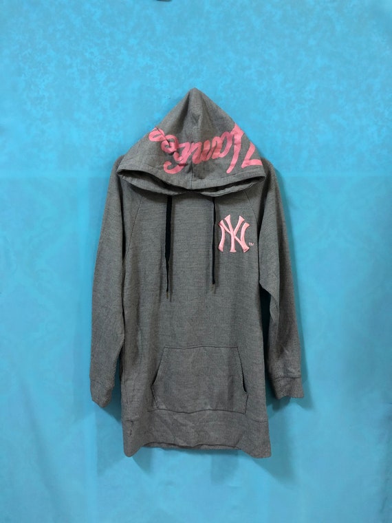 VTG NY new york yankees hoodies striped sewing log