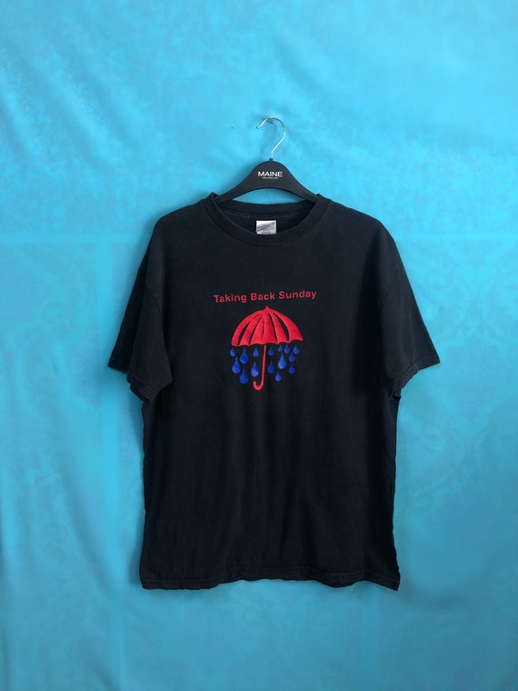ON SALE!! VTG taking back sunday emo pop punk blac
