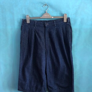 RARE!!VTG ll bean l.l bean tartan jeans shorts size 34 made in usa #1943