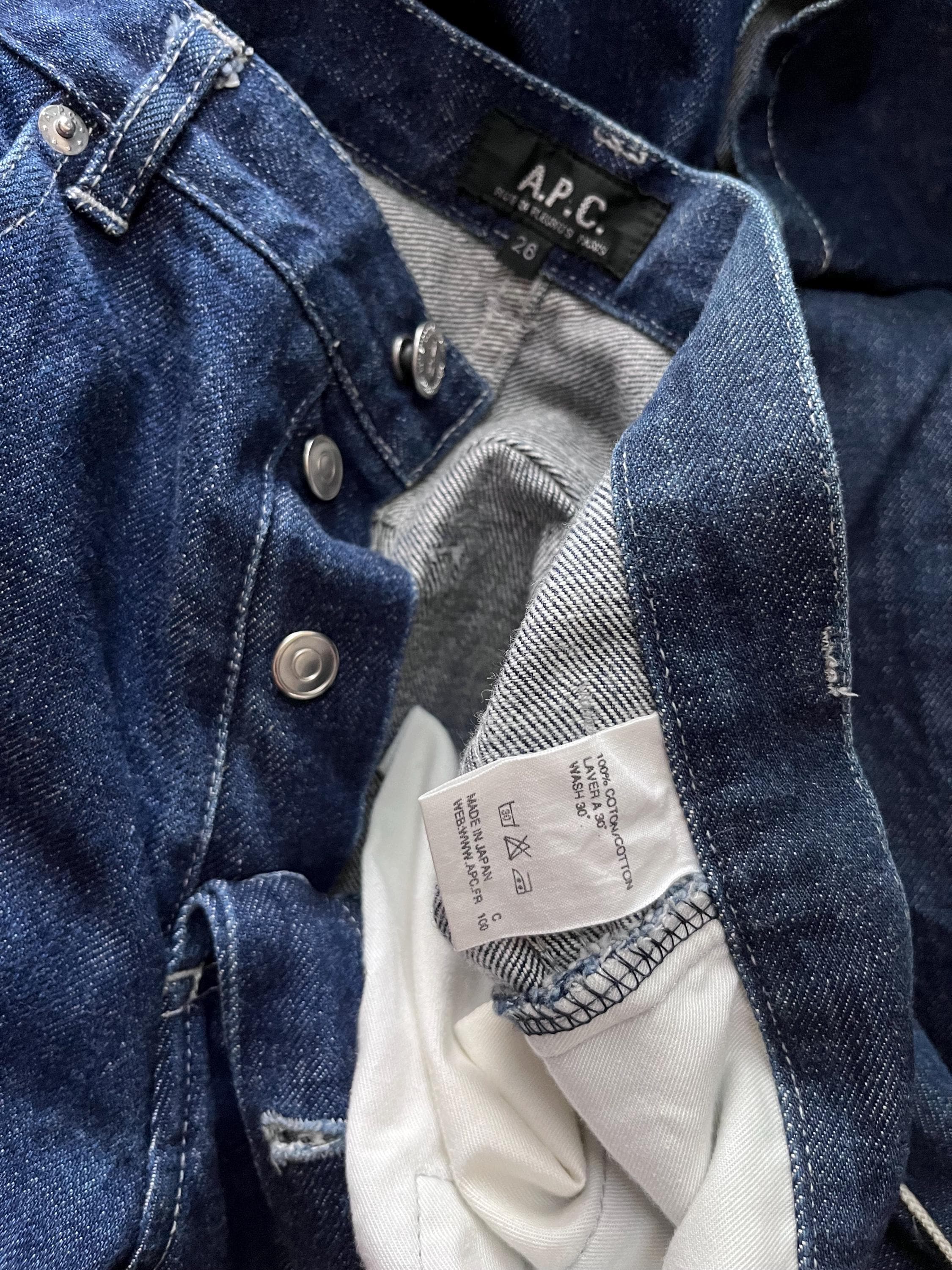 MEGARARE!!VTG Apc Rue De Fleurus Paris Lined Jeans C 100 Indigo