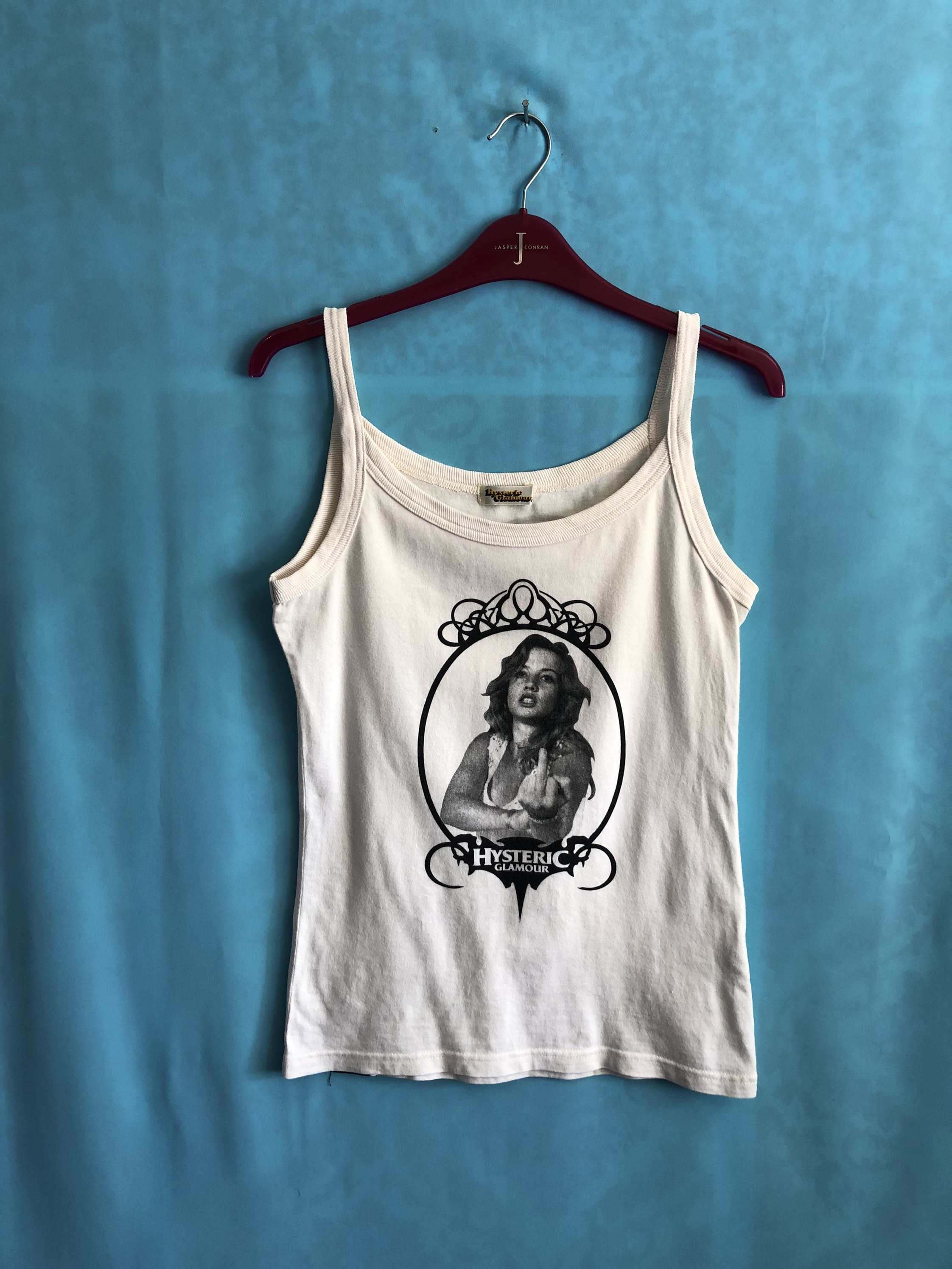 RARE!!VTG Hysterics Hyteric Glamour Photo Printed Singlet Punk 
