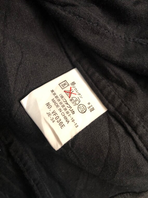 VTG LACOSTE chemise lacoste black blazer medium #… - image 4