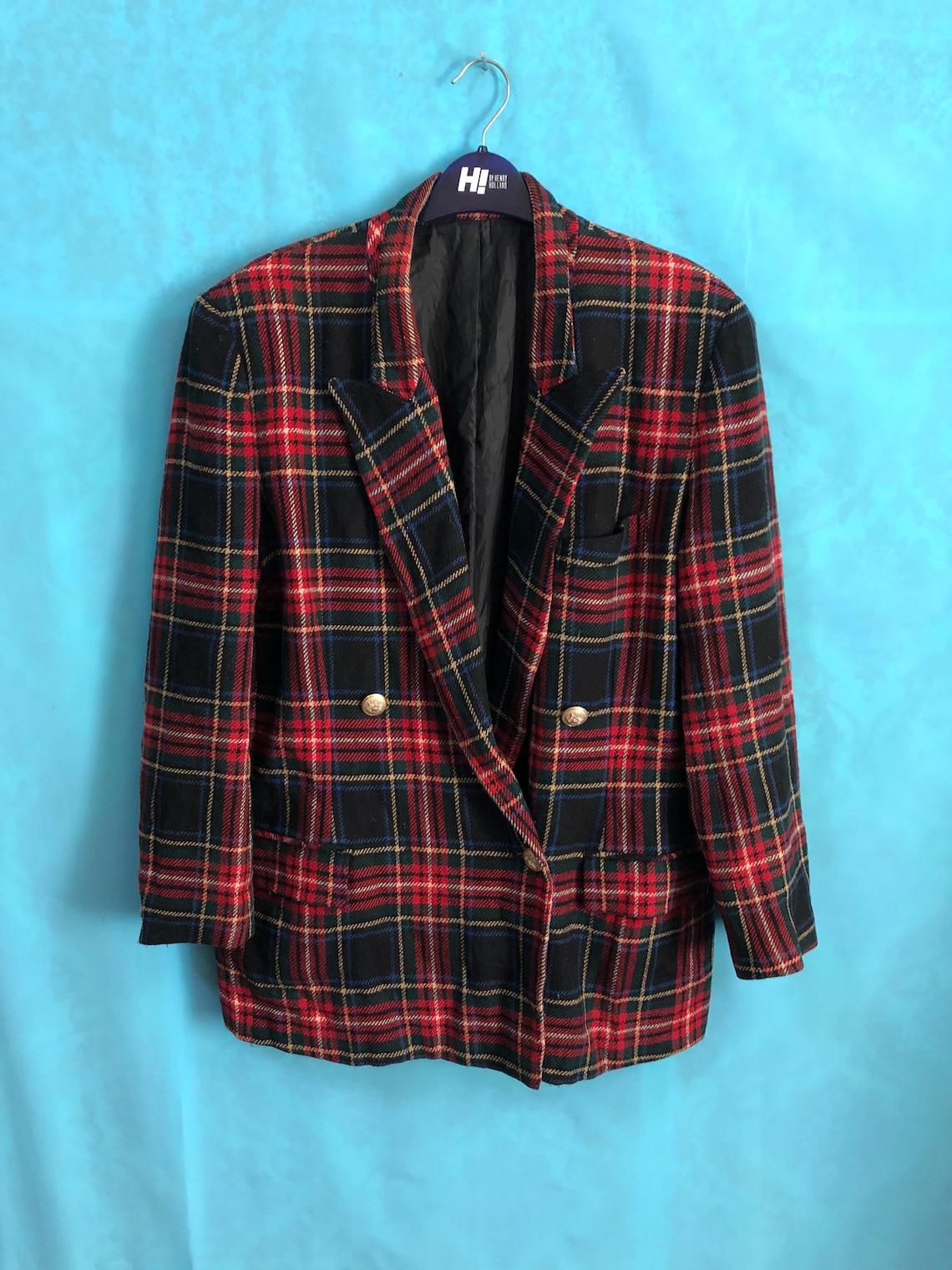 VTG Japanese Designer Tartan Checkered Jackets Coat Blazer Punk Rockers