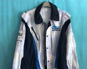 Yuzista　TECH21 YAMAHA レース用ジャケット RARE!!VTG Tech 21 Racing Team Shiseido Yamaha Windbreaker