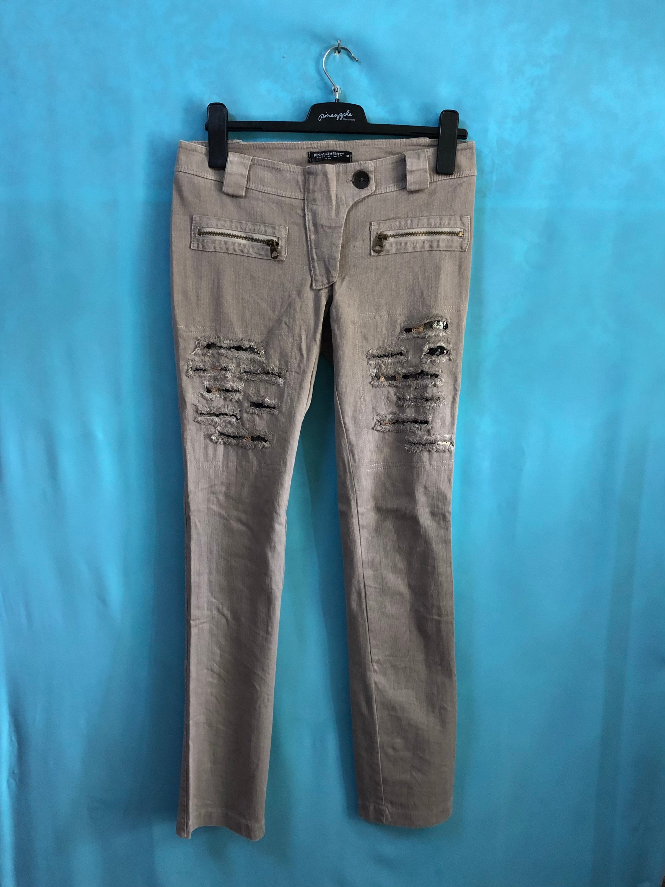 SALEVTG Rinascimento Made in Italy Skinny Designer Jeans | Etsy
