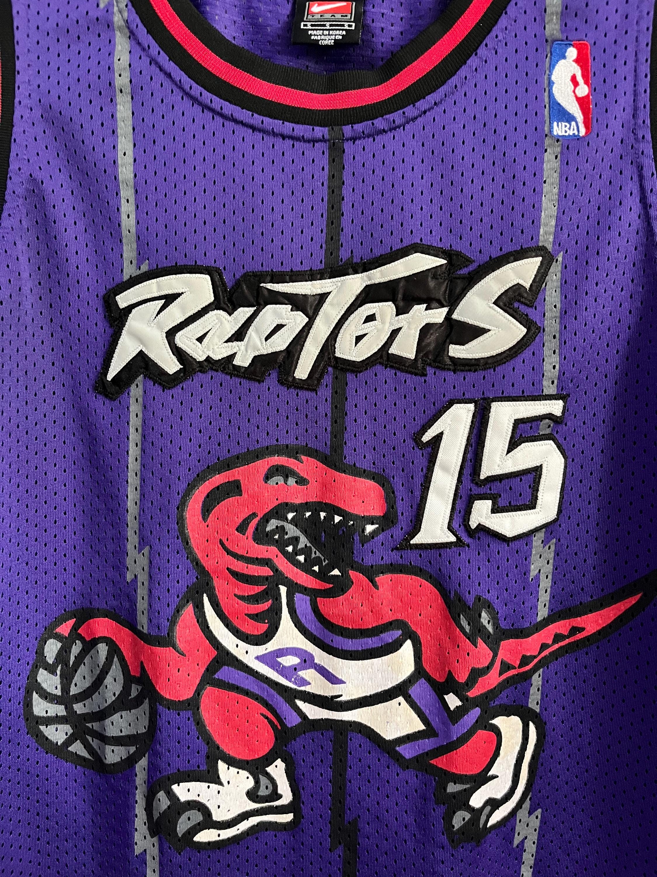 MEGARARE!!VTG Nike Authentic Toronto Raptors Vince Carter 15