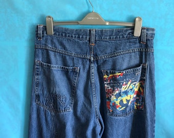 ON SALE!! VTG Karl Kani Kani Gold Kani Sports Jeans Painter