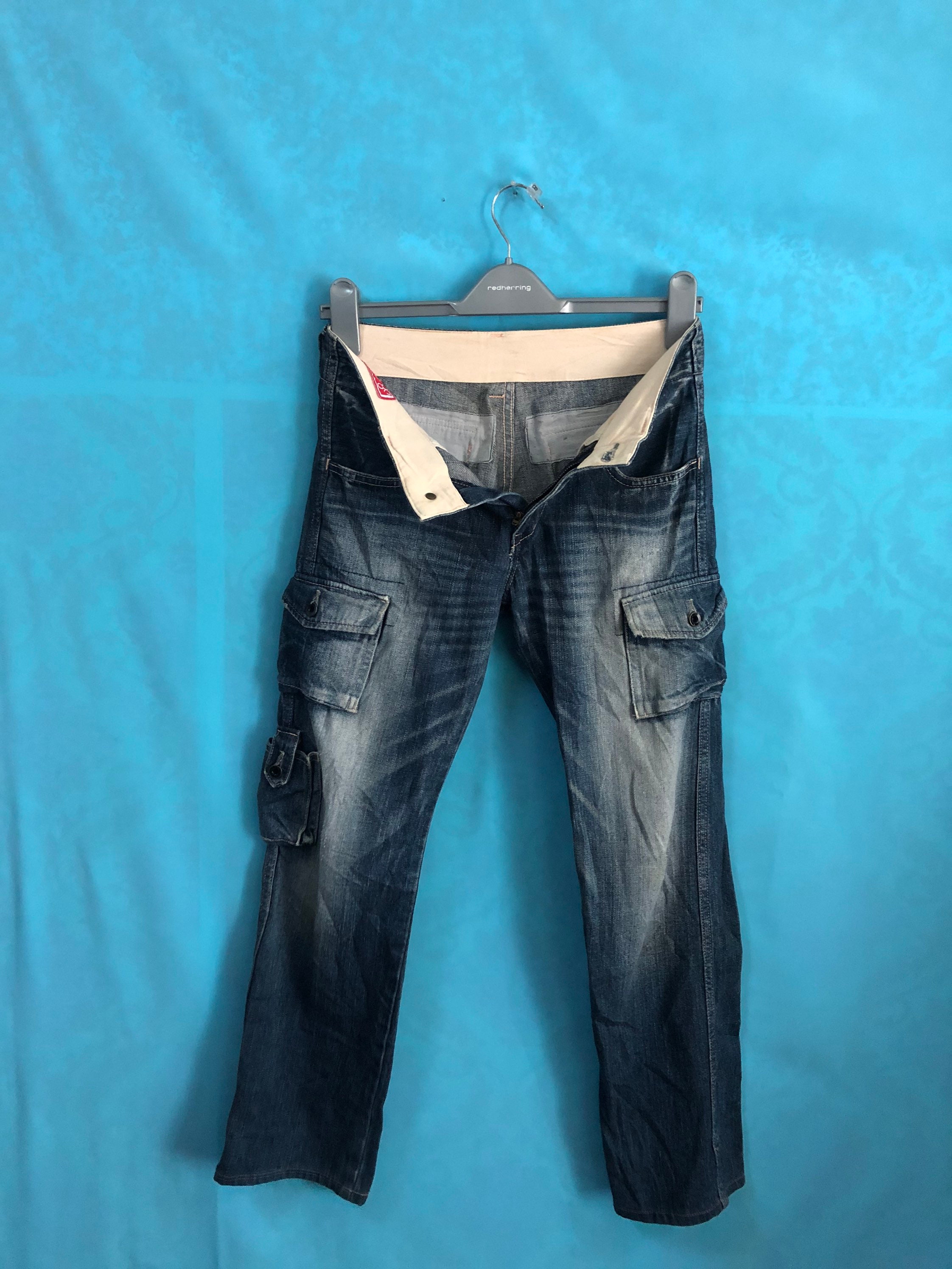 VTG JOHN BULL Kojima Japan Bush Pants Jeans Washed Size 28