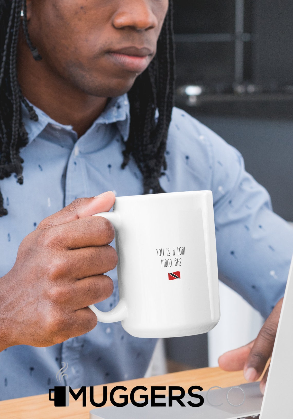 Trinidad and Tobago mug Trinidad gift You is a real maco eh Etsy