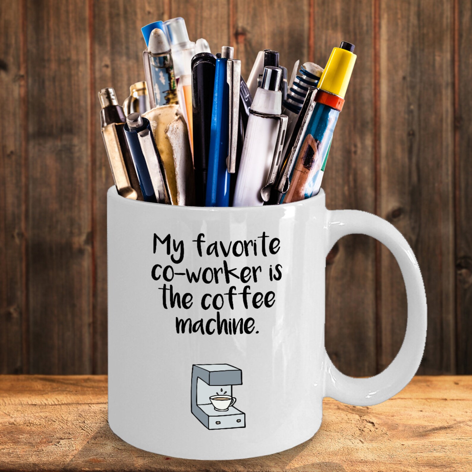 Funny Coworker Mug Funny Coworker Gift My Favorite Coworker Etsy