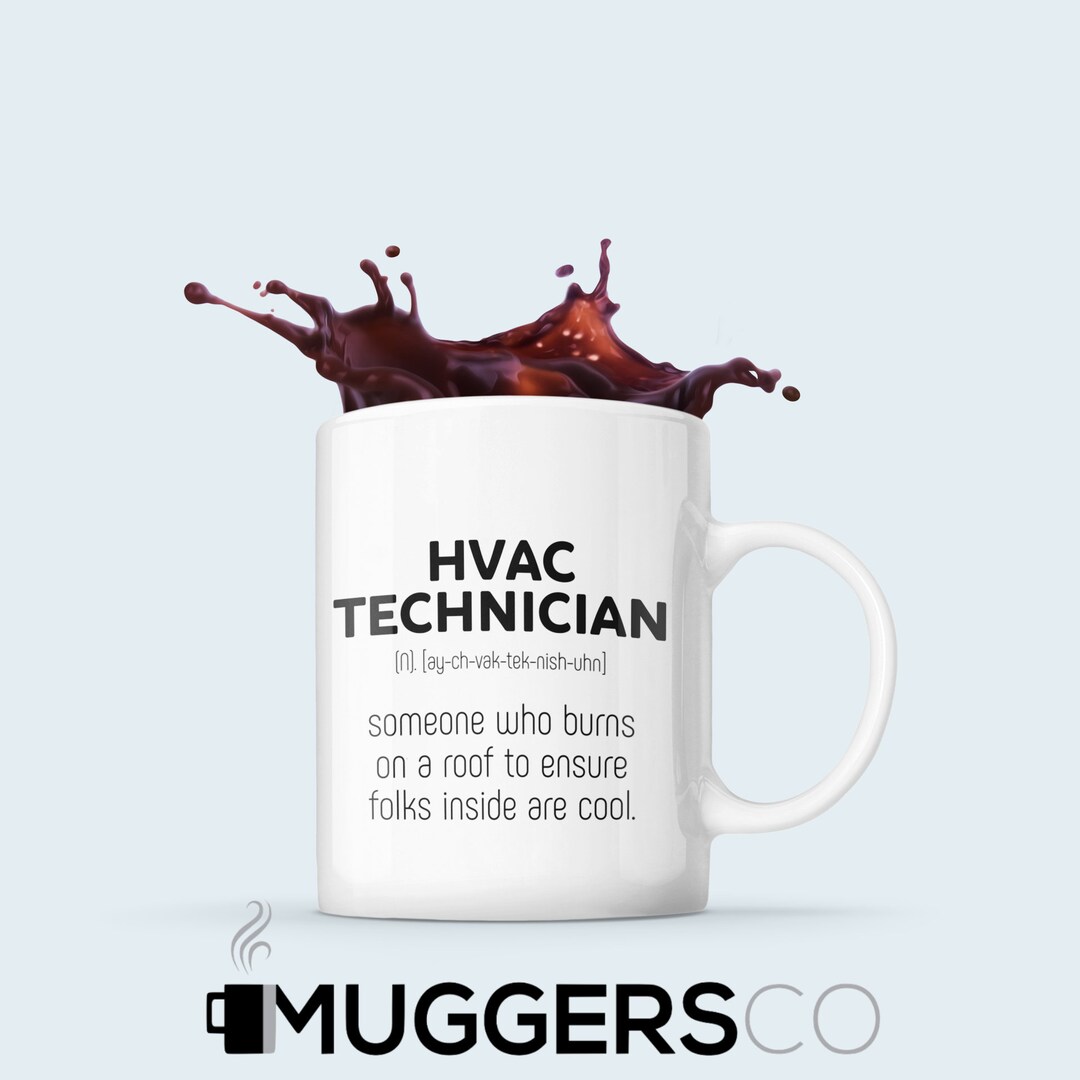 HVAC Mug HVAC Gifts HVAC Technician Definition Mug Gift White Ceramic Funny Definition Mug Etsy