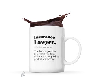 Insurance Lawyer mug, Lawyer Gift, Definition mug, Funny gift for Lawyer